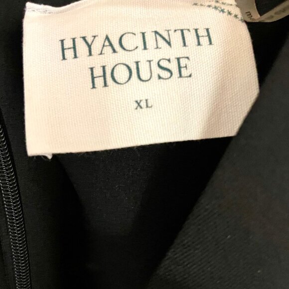 Tuckernuck x Hyacinth House - Beaded Bow Black Wrap Mini Dress – XL - Picture 5 of 6